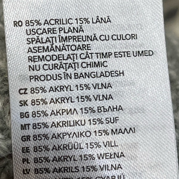 NEW: Wool Blend Knit Sweater - 4XL - Picture 4 of 5